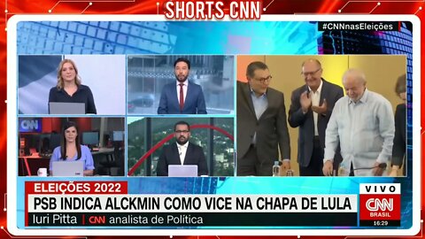 Análise: Iuri Pitta, Lula e Alckmin selam chapa para tentar bater Bolsonaro | @SHORTS CNN