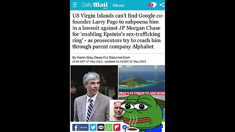 Googleco-founder LarryPage has ' disappeared ' and cannot be subpoenaed ina lawsuit against JPMorgan