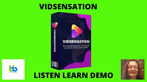 🛑 VIDSENSATION LISTEN LEARN DEMO 🛑