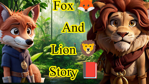 The lion kind and fox story