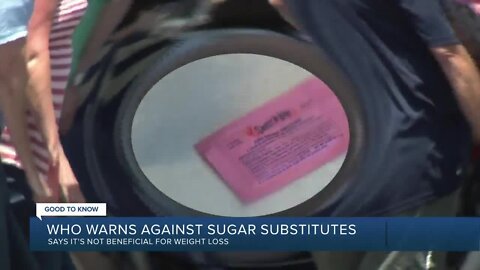 World Health Organization warns against sugar substitutes like Splenda