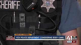 KCKPD requesting body cameras, but not sure on policies