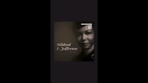 Everyone should know Dr. Mildred F. Jefferson