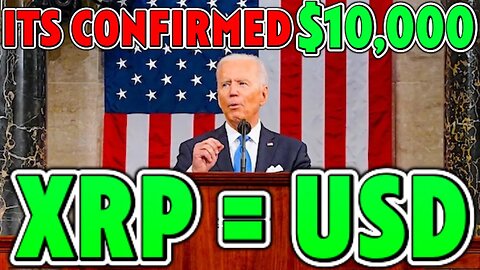 XRP WILL BE $10,000 IN USA! BIDEN AGREES XRP IS NEW DOLLAR!! INVITES RIPPLE! (MUST SEE)