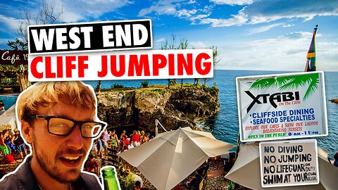Cliff Jumping in the West End of Negril!