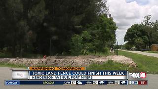 Toxic Land Fence in Dunbar Expected to be Finished Wednesday