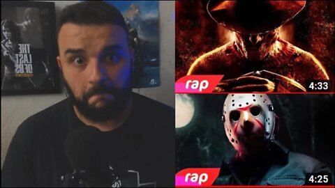 (DOUBLE REACT) RAP DO JASON E DO FREDDY KRUEGER ( 7 Minutoz )