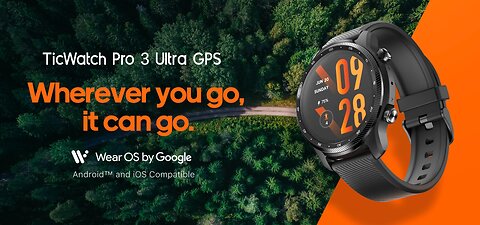 Pro 3 Ultra GPS Wear OS Smartwatch Men Qualcomm