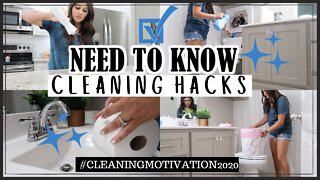 NEED TO KNOW CLEANING HACKS | CLEANING TIPS FOR YOUR HOME | PRO CLEANING HACKS