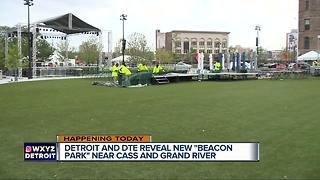 Detroit and DTE reveal new 'Beacon Park' near Cass and Grand River