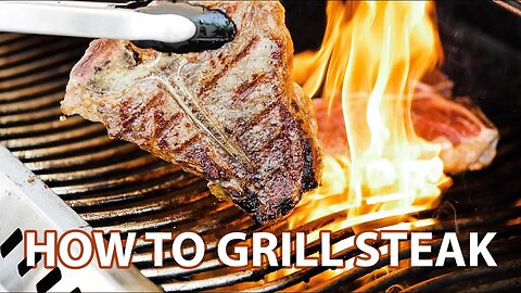 Perfectly Grilled T Bone Steak Recipe with Herb Compound Butter