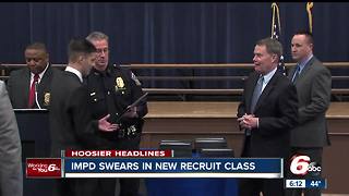 Indianapolis Metropolitan Police Department swears in new recruit class