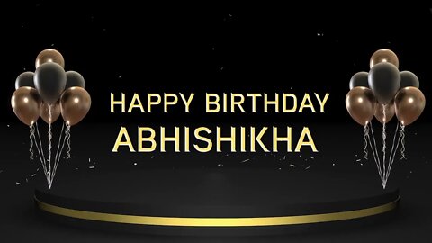 Wish you a very Happy Birthday Abhishikha
