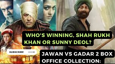 Jawan vs Gadar 2 Box Office collection |Shahrukh khan | suny deol|vijay S|Ameesha P #jawan #gadar2