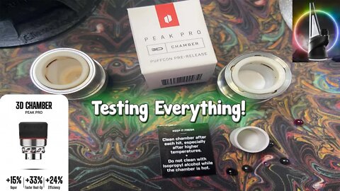 Puffco Peak Pro 3D Chamber Deep Dive! Terp Pearls, Slip Insert Usage + Qtip Wipe Warning Card