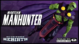 McFarlane Toys DC Multiverse DC Rebirth Martian Manhunter Figure @The Review Spot