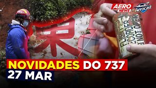 Queda do 737: A peça misteriosa a 14 km foi identificada (27 de março)