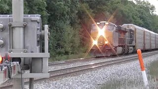 CSX M215 Autorack Train from Sterling, Ohio August 13, 2022