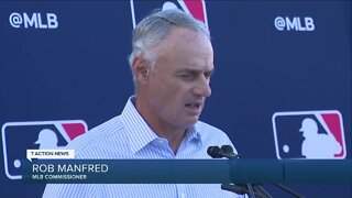 Rob Manfred talks after MLB lockout cancels games