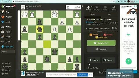 f3 Chess Opening 3 (Improved Gedult Variation)