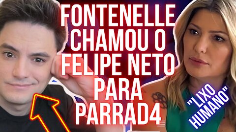 ANTONIA FONTENELLE chama Felipe Neto para RINGU3: 'Quer cair na PORRAD4, rapaz?'