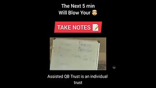 Take Notes - Mind 🤯Blowing: Assisted QB Trust at Birth
