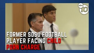 Former San Diego State University football player pleads not guilty to child porn possession