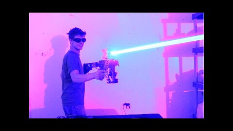 My Homemade 40W LASER SHOTGUN!!!!!