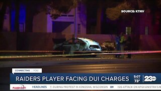 Las Vegas Raiders player facing DUI charges following fatal crash