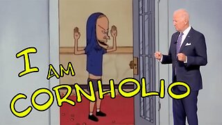 Biden Becomes the Great Cornholio - Biden Town Hall Meme Parody