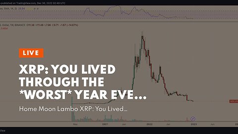 XRP: You Lived Through The *WORST* Year Ever In Crypto! RENEWED OPPORTUNITY 2023