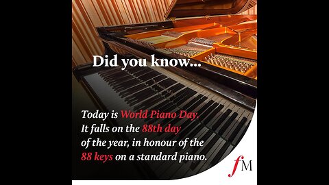 HAPPY WORLD PIANO DAY!!