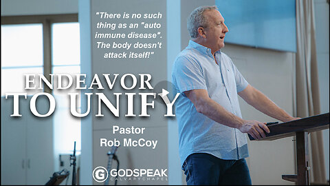 Pastor Rob McCoy: "There's no such thing as an autoimmune disease!"