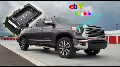 Upgrading my 2018 Tundra Limited with a cheap Ebay "Center Console Wireless Charging Tray"