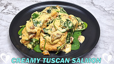 Creamy Tuscan Salmon | Easy & Delicious Fish Recipe TUTORIAL