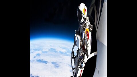 Jumping from space 😱 || astronaut jumping from space