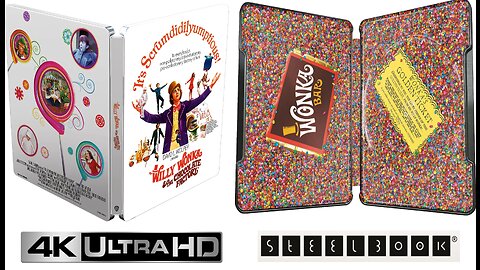 Willy Wonka & The Chocolate Factory [4K Ultra HD Steelbook] Gene Wilder