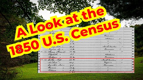 A look at the 1850 U.S. Census
