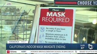 Business owners looks forward to California mask mandate ending