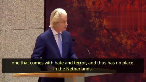 Wilders: Recognise that Islam is a violent ideology, one that comes with hate and terror