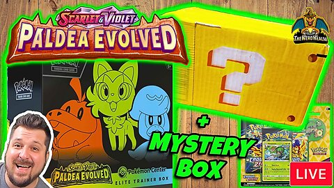 Paldea Evolved Exclusive PC ETB + Mystery Box! | Pokemon Cards Opening LIVE! Free Codes!