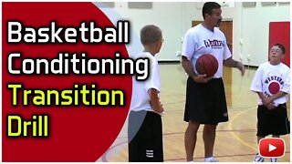 Youth League Basketball Offense - Conditioning Transition Drill featuring Coach Al Sokaitis