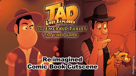 Tadeo Jones 3 Re-imagined Comic Book Cutscene