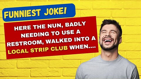 FUNNIEST JOKE 🤣 She walked into a strip club to use the bathroom when.... #jokes #funnyjokes