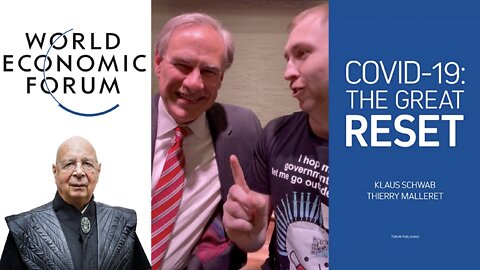 Greg Abbott Refuses to Denounce Klaus Schwab and the World Economic Forum