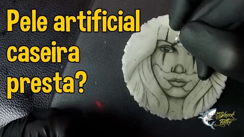 Pele artificial caseira para tatuagem