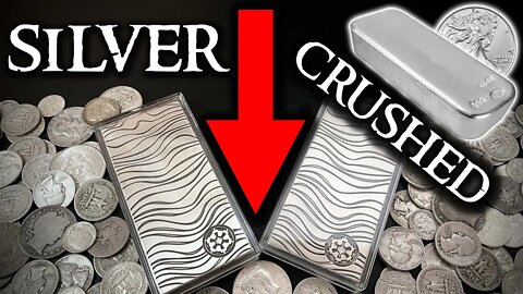 Silver Crushed Lower Today - IS THIS JUST THE BEGINNING?