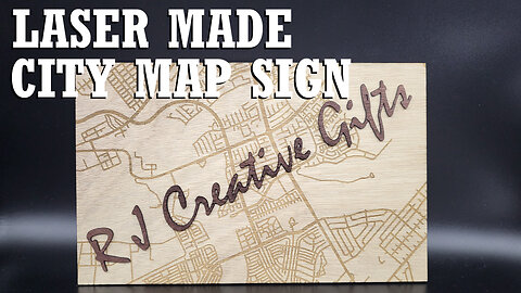 Creating Stunning Laser Engraved Street Map Signs with xTool M1