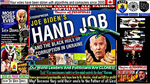 Biden's Hand Job (Related info and links in description)
