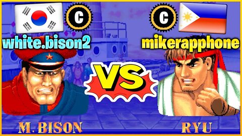 Street Fighter II': Champion Edition (white.bison2 Vs. mikerapphone) [South Korea Vs. Philippines]